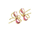 Gold Ribbon Tie CZ Charm,Minimalist Ribbon Bow Tie Charm,Timeless Ribbon Bow Tie Charm For Jewelry Making,CPG2061