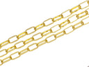 Gold Paperclip Chain,Oval Shiny Paperclip Chain,Paperclip Chain For Jewelry Making,Chain For Necklace And Bracelet,CHG060