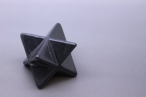 Natural 3cm Shungite Merkaba, EMF Protection, Meditation, Protection, Healing, Stones, Home Decor, Detox, Purification