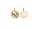 Elephant Necklace - 18k Gold Plated, Pendant Jewelry, Gift Ideas, loyalty, power, wisdom, and fertility, gold medallion jewelry, CPG2111