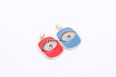 Gold Evil eye Enamel Rectangle Tag, Red, Blue, WHite, Black,CPG571