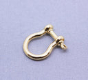 Screw clasp lock, Anchor Shackle, Gold, Silver, Rosegold, Gunmetal, WHOLESALE,CLG065