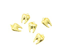 18k Gold Tooth Charm, Tooth Pendant, Teeth Charms, Tooth Pendant, Unique minimalist jewelry, Charms for dentists CPG2210