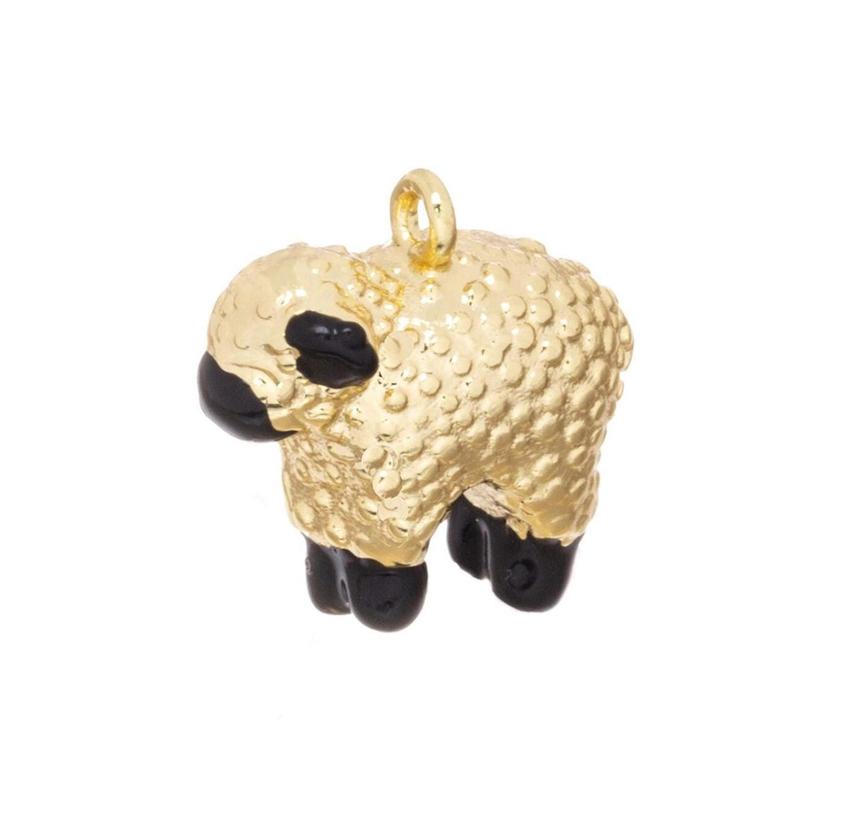 Gold or Silver Sheep charm For Jewelry Making,Dainty Sheep charm,Lamb Charm For Permanent Jewelry,Small Ship Lamb Charm,CPG-CPS2430