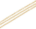Oval 3.5MM Gold  Rolo Link Chain,Rolo Oval Chain For Jewelry Making,Oval Link Rolo Gold Chain,Smooth Shiny Oval Gold Extender Chain,CHG0073