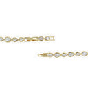 High Quality Fine‑Cut CZ Teardrop Bracelet with Adjustable Length, BRG-BRS078