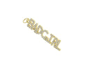 Bad Girl Monogram charm,Gold Monogram Wording BADGIRL Charm,BAD GIRL Word Charm,CPG164