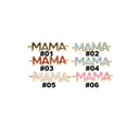 Mama Word Connector Charm For Bracelet,Monogram Mama Connector Bracelet Charm,Gold Mama Bracelet Charm With Enamel,CNG154