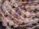 Natural Pastel Mix Assorted Quartz Round Beads, Pastel Color Tone, Delicate and warm, 8mm round, amethyst, citrine, rose quartz, 8R014