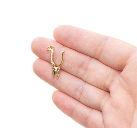 Gold Pliers Tool With CZ,Tool Charm For Handy Person,Pliers Charm For Jewelry Making,Household Repairs Dainty Pliers Charm,CPG2443