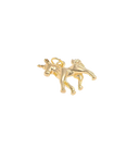 18k Gold or Silver Unicorn Charm or Pendant, Charms for kids, Magical Unicorn, CPG1508, CPS1508