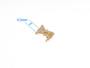 Bow Tie Necklace Connector Charm,Gold Bow Tie CZ Connector Charm,Pave Bow Tie  For Jewelry Making,CNG020