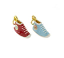 Baby Tennis Shoe Charm,Kids Sneaker Charm,Dainty Sneakers For Babies,Red Kids Sneakers,Blue Baby Sneakers,1 pc,5pcs or 10 pcs,CPG1075