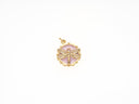 Dragonfly Gold Charm,Enamel Dragonfly Dainty Charms,Dragonfly Disc Charm,CPG306