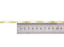 Gold Cube And Marquise Link Chain For Jewelry Making,Ribbed Oval And Square Tube Chain,Chain For Bracelet And Necklace Designing,CHG066