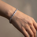 High Quality Fine‑Cut CZ Teardrop Bracelet with Adjustable Length, BRG-BRS078