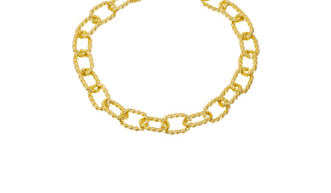 Twisted Oval Rope Chain,Gold Oval Rope Chain For Jewelry Making,Jewelry Making Supply,CHG150