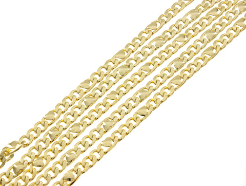Figaro Chain With Heart,High Fashion Chains For Minimalist Jewelry,Chain For DIY Handmade Jewelry , CHG010,CHG011,CHG012,CHG013