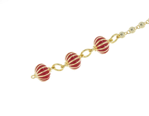 Red Lantern Connector Charm,Chinese Red Lantern Connector Charm,Lantern Connector Charm For Jewelry Making,CNG055