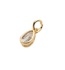 Dainty CZ Little Teardrop Droplets, Little Dangling CZ Drops, 4*6mm, CZ Cascade drops, teardrop cz charm, CPG1026