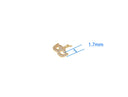 Gold Masquerade Musk Charm,Masquerade Pave Mask Gold Pendant,Gold Mask Charm With CZ,Halloween Mask Charm For Necklace,CPG1489