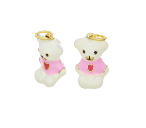 Little Baby Bear Charm,Small Bear Charm For Jewelry Making,Teddy Bear Charm For Arts And Crafts,Animal Lover's Gift Idea,CPG2149