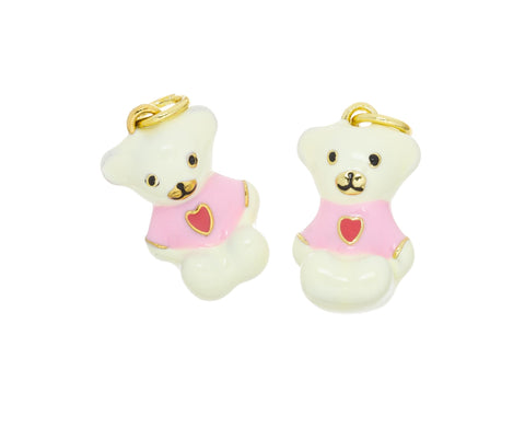 Little Baby Bear Charm,Small Bear Charm For Jewelry Making,Teddy Bear Charm For Arts And Crafts,Animal Lover's Gift Idea,CPG2149