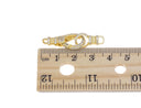Gold Pave Connector Clasp,Large Pave CZ Gold Clasp,Two Part Clasp For Necklace Or Bracelet,Connector Clasp For Jewelry making,CLG248