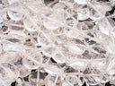 AA Natural Quartz Star Cut Disc Beads, 12mm disc, Natural Quartz beads, Natural Crystal Stone, Full Strand, DS019