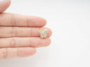 Gold Butterfly Charm With Micro Pave Stones,Delicate Butterfly Charm Necklace,CPG090