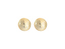 18k Gold Round Earrings, Gold Jewelry, Gifts for Her, Statement Earrings, Lightweight Earrings, Gifts for Her Bridal jewelry, ERG428