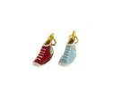 Baby Tennis Shoe Charm,Kids Sneaker Charm,Dainty Sneakers For Babies,Red Kids Sneakers,Blue Baby Sneakers,1 pc,5pcs or 10 pcs,CPG1075