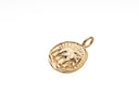 Elephant Necklace - 18k Gold Plated, Pendant Jewelry, Gift Ideas, loyalty, power, wisdom, and fertility, gold medallion jewelry, CPG2111