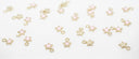 20 pcs of Gold Enamel Stars black, white, light yellow, turquoise, hot pink, baby pink, red, navy blue CPG570