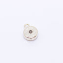 Gold Tiny Round Cz Drop, 5.5mm, round cz drop, Flower cz drop,CPG411