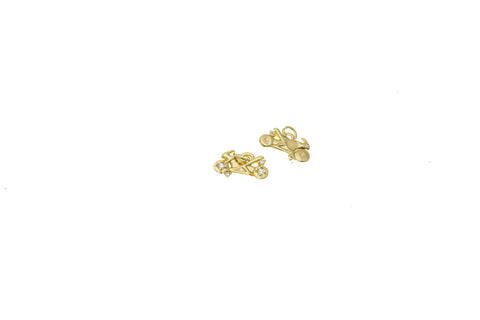 18k Gold or Silver Motorcycle Charm, Bike Charm, Motocross Charm, Racing Charm, Dirtbike Charm, For Necklace, Earrings, CPG14354
