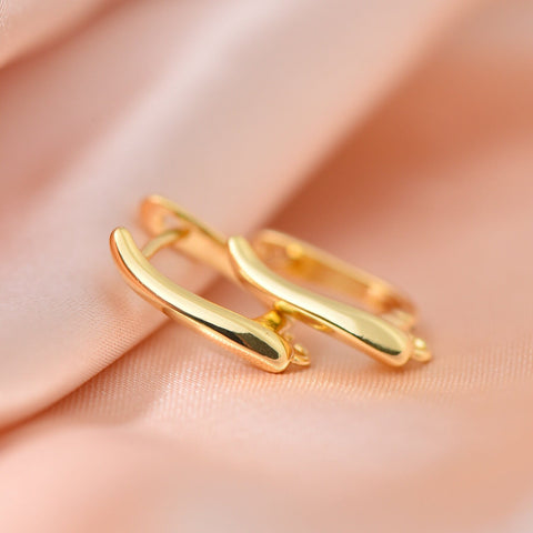 Latch Back Hinged Snap Hoop Earring ,Open link Lever Back Hoop earring,EAC-115