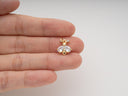 CZ Firefly Charm, Lightening Bug Charm, Dainty Lucky Bug Charm, CPG2035
