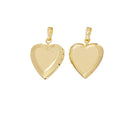Heart Locket picture Charm,Gold Heart Locket Charm For Necklace,Photo Locket Charm,Locket Charm For Photo,Gold Locket Charm,CPG2133