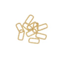 Gold Or Silver Braided Open Connector Link For Jewelry Making,Braided Hammered Textured Open Jump Ring,Decorative Large Jump ring,CLG-CLS157