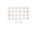 MOP Shell Inlay Monogram Initial Letter Charm,Disc Circle Alphabet initial Charm For Jewelry Making,MOP Round Monogram Letter Charm,CPG812