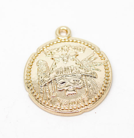 Gold Plated Pirate token, coin, WHOLESALE,CPG337