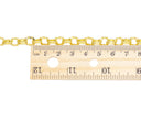 Gold Oval Link Chain,Oval Rope Link Chain For Jewelry Making,Oval Chain For Necklace And Bracelet,Alternating Oval Chain,CHG097