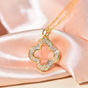 Baguette Clover Charm, Gold Four Leaf Baguette Charm For Necklace And Bracelet,CPG2431, CNG072