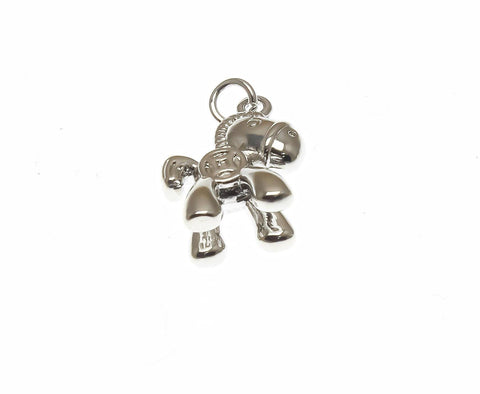 18k Gold or Silver Horse Charm or Pendant, Rocking Horse, Cowboy Jewelry, Gifts,  Animal Jewelry, Minimalist Jewelry, CPG1372, CPS1372