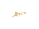 18k Gold Ballerina Figurine charm, ballerina, Pointe Shoes, Gifts for her, Gifts for dancers, Ballet core, Dancer core, CPG2200