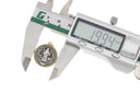 Saint Benedict Antique Charm, Two Tone Antique Finish St. Benedict Charm, Christian Jewelry Charms, CPG674