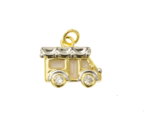 Overlanding Enthusiast Gift,Gold Overlanding Charm,Overlanding Supply,Camping Car Charm For Necklace Or Bracelet,CPG031
