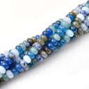 Deep Sea Camo, 5x8mm rondelle beads, REJ364
