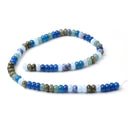 Deep Sea Camo, 5x8mm rondelle beads, REJ364